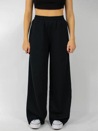 Elastic Waist Wide Leg Pants - 1985 the VAULT Boutique