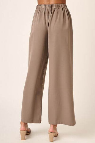 Mittoshop Inverted Pleat Detail Wide Leg Pants - 1985 the VAULT Boutique