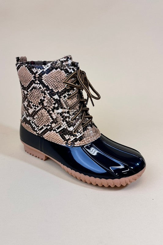 Animal Snakeskin Rainboots