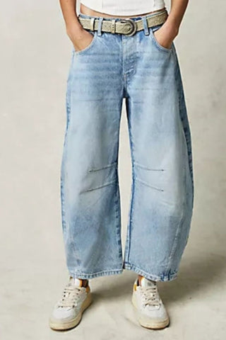 Wide Leg Jeans with Pockets - 1985 the VAULT Boutique