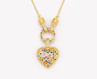 Temperament Heart Pendent Necklace - 1985 the VAULT Boutique