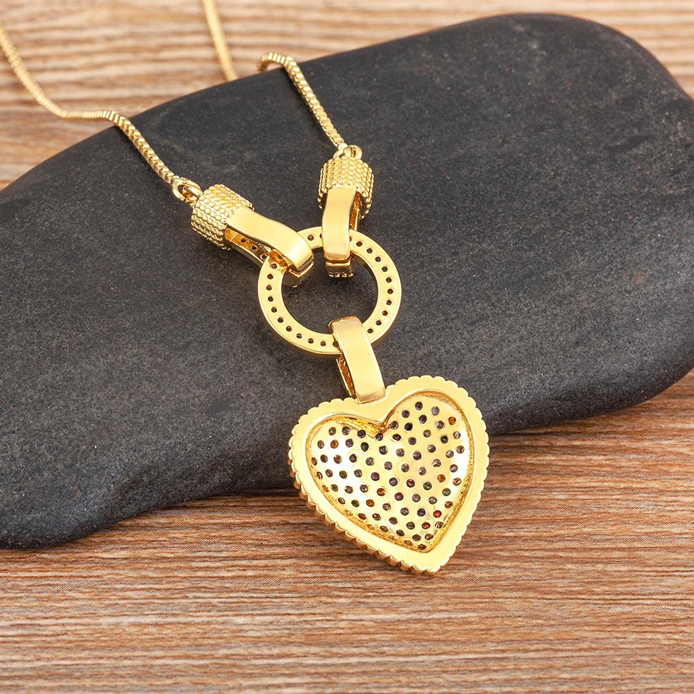 Temperament Heart Pendent Necklace - 1985 the VAULT Boutique