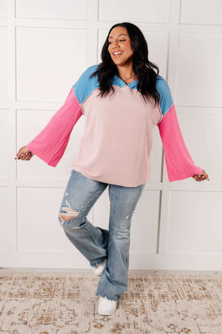 A-Tisket A-Tasket Color Block Pullover - 1985 the VAULT Boutique