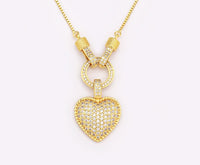 Temperament Heart Pendent Necklace - 1985 the VAULT Boutique