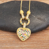 Temperament Heart Pendent Necklace - 1985 the VAULT Boutique