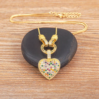 Temperament Heart Pendent Necklace - 1985 the VAULT Boutique