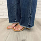Addie Mid Rise Vintage Wash Wide Leg Jeans - 1985 the VAULT Boutique