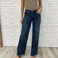 Addie Mid Rise Vintage Wash Wide Leg Jeans - 1985 the VAULT Boutique