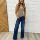 Addie Mid Rise Vintage Wash Wide Leg Jeans - 1985 the VAULT Boutique