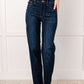 Alaina High Rise Classic Straight Jeans - 1985 the VAULT Boutique