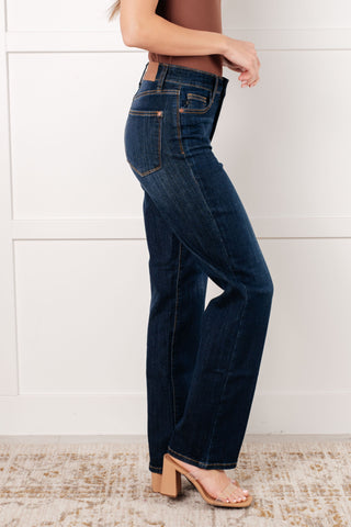 Alaina High Rise Classic Straight Jeans - 1985 the VAULT Boutique