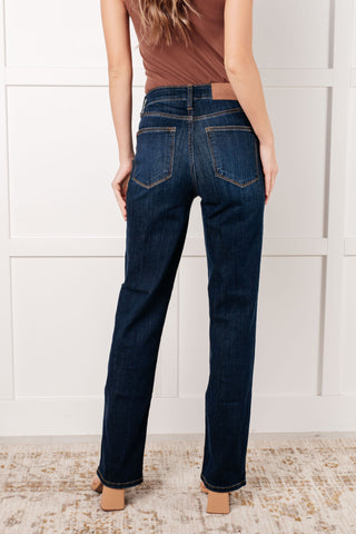 Alaina High Rise Classic Straight Jeans - 1985 the VAULT Boutique