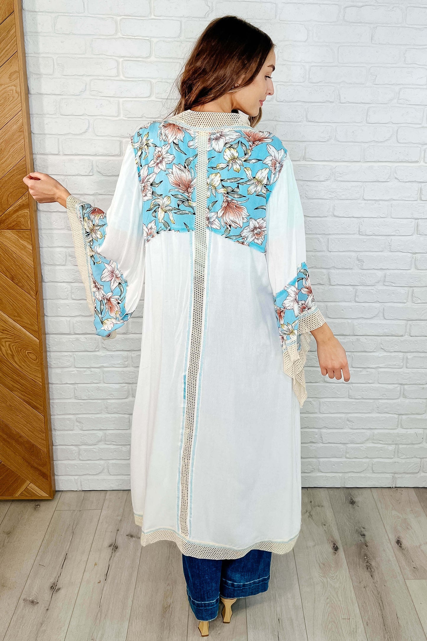 Always Flowing Open Front High Low Cardigan