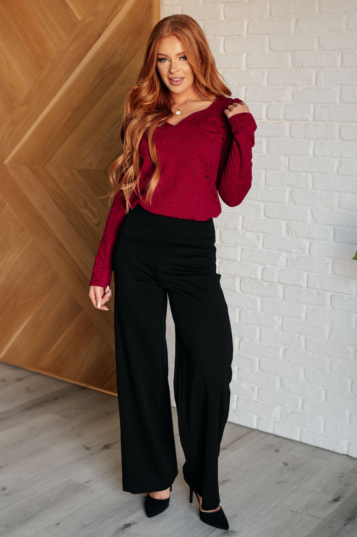 Magic Wide Leg Pants in Black - 1985 the VAULT Boutique