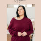 Drive Downtown Dolman Sleeve Top in Wine