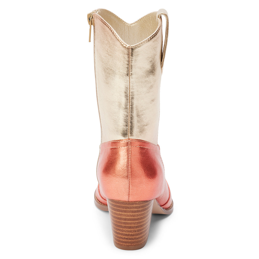 Bambi Western Boot in Gold Ombre