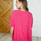 Bare Necessitee Relaxed Basic Tee in Hot Pink