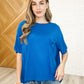 Bare Necessitee Relaxed Basic Tee in Ocean Blue