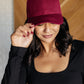Basic Babe Ball Cap in Wine - 1985 the VAULT Boutique