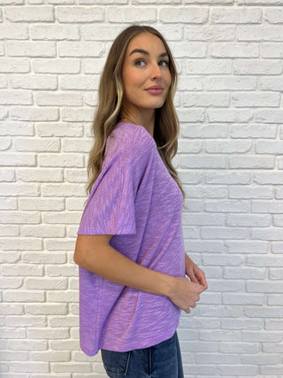 Basically Flowing Dolman Sleeve Top in B Lavender - 1985 the VAULT Boutique