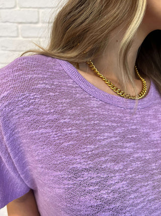 Basically Flowing Dolman Sleeve Top in B Lavender - 1985 the VAULT Boutique