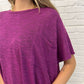 Basically Flowing Dolman Sleeve Top in Lt Plum - 1985 the VAULT Boutique