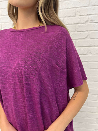 Basically Flowing Dolman Sleeve Top in Lt Plum - 1985 the VAULT Boutique