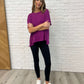 Basically Flowing Dolman Sleeve Top in Lt Plum - 1985 the VAULT Boutique