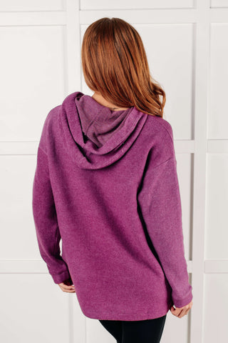 Basically My Favorite Hooded Pullover in Light Plum - 1985 the VAULT Boutique