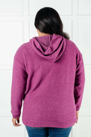 Basically My Favorite Hooded Pullover in Light Plum - 1985 the VAULT Boutique