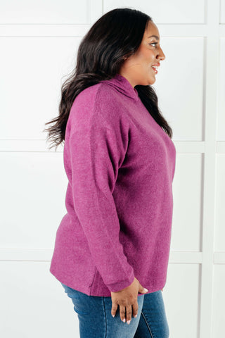 Basically My Favorite Hooded Pullover in Light Plum - 1985 the VAULT Boutique