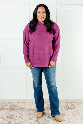 Basically My Favorite Hooded Pullover in Light Plum - 1985 the VAULT Boutique