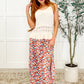 Be Home Soon Floral Maxi Skirt