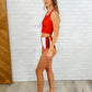 Bermuda Stripe Bottoms in Red