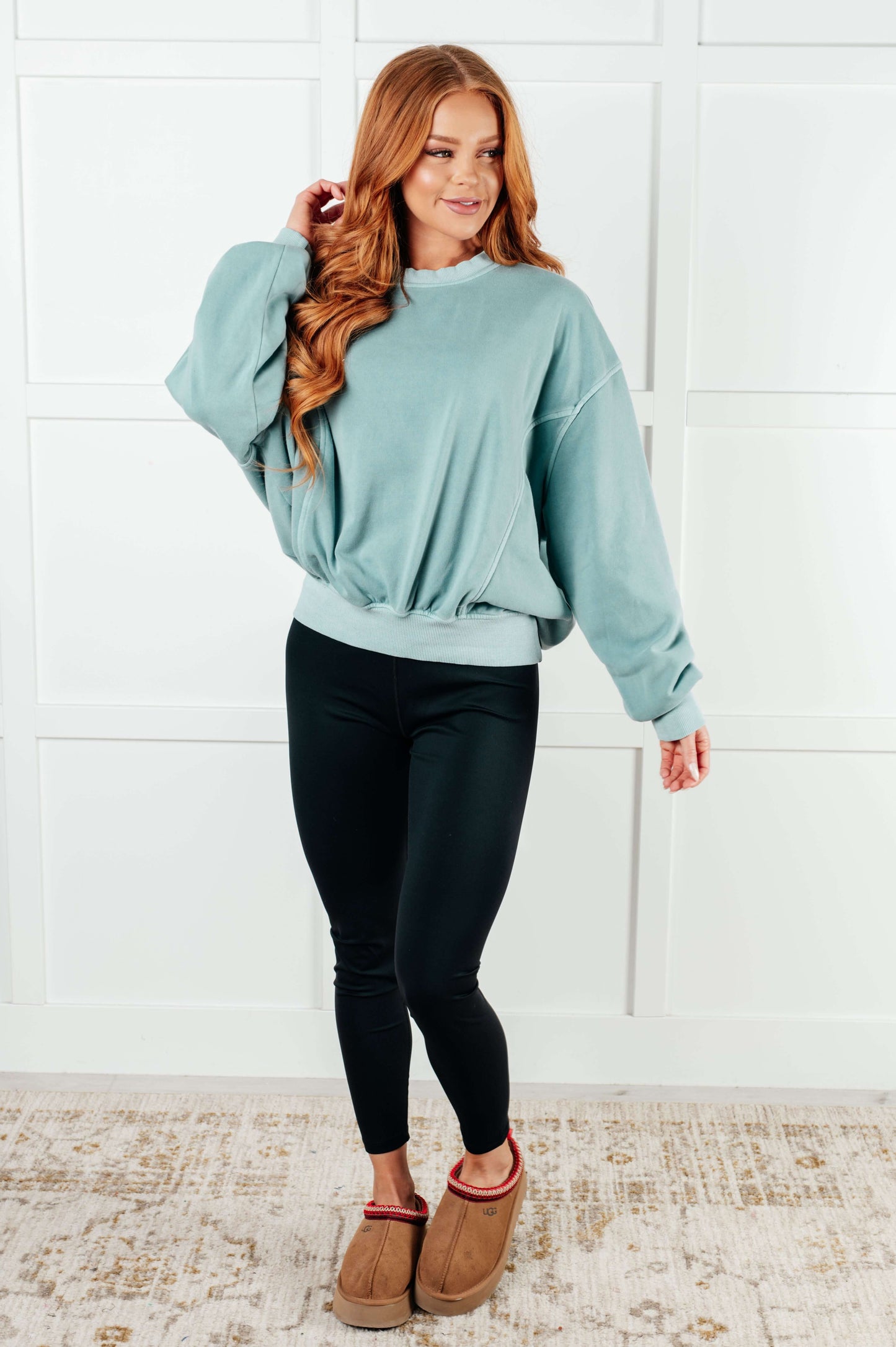 Beyond the Basics Pullover in Blue Grey - 1985 the VAULT Boutique