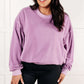 Beyond the Basics Pullover in Violet - 1985 the VAULT Boutique