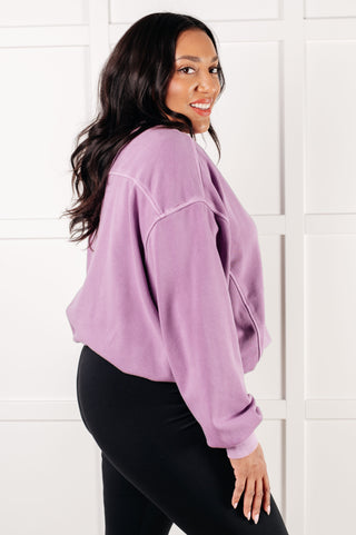 Beyond the Basics Pullover in Violet - 1985 the VAULT Boutique