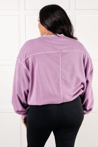 Beyond the Basics Pullover in Violet - 1985 the VAULT Boutique