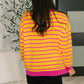 Bold Comfort Contrast Drop Shoulder Pullover