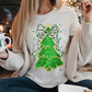 Bow-tiful Christmas Tree Graphic Tee and Sweatshirt