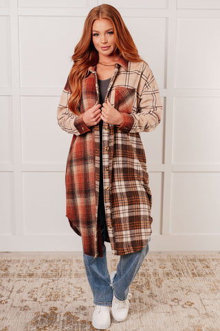 Cabin Fever Flannel Plaid Oversized Shacket - 1985 the VAULT Boutique