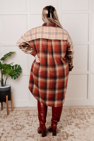 Cabin Fever Flannel Plaid Oversized Shacket - 1985 the VAULT Boutique