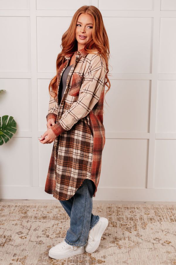 Cabin Fever Flannel Plaid Oversized Shacket - 1985 the VAULT Boutique