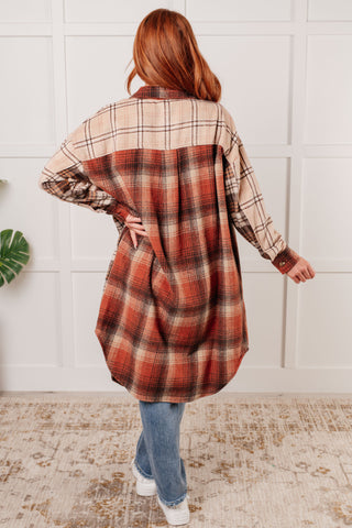 Cabin Fever Flannel Plaid Oversized Shacket - 1985 the VAULT Boutique