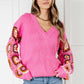 Can't Stop this Feeling V-Neck Knit Sweater - 1985 the VAULT Boutique