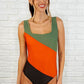 Cape Town Asymmetrical Stripe Swimsuit