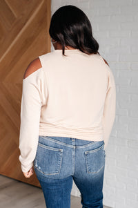 Carefully Crafted Cold Shoulder Blouse - 1985 THE VAULT