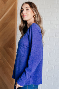 Casual Tuesday Ribbed Knit Sweater in Bright Blue - 1985 the VAULT Boutique