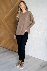 Casual Tuesday Ribbed Knit Sweater in Mocha - 1985 the VAULT Boutique