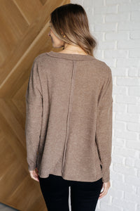 Casual Tuesday Ribbed Knit Sweater in Mocha - 1985 the VAULT Boutique